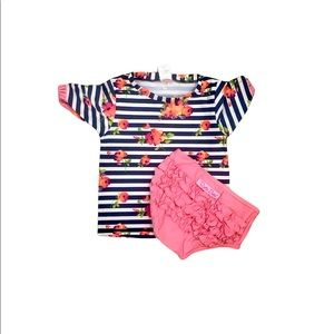 Ruffle Butts 2 piece toddlers swimsuit